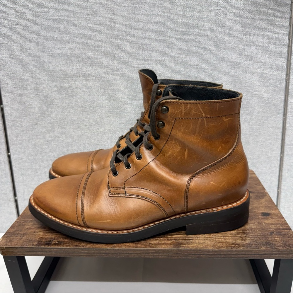Thursday boot Company  Lace up mens boots Tan Brown - Picture 2 of 12